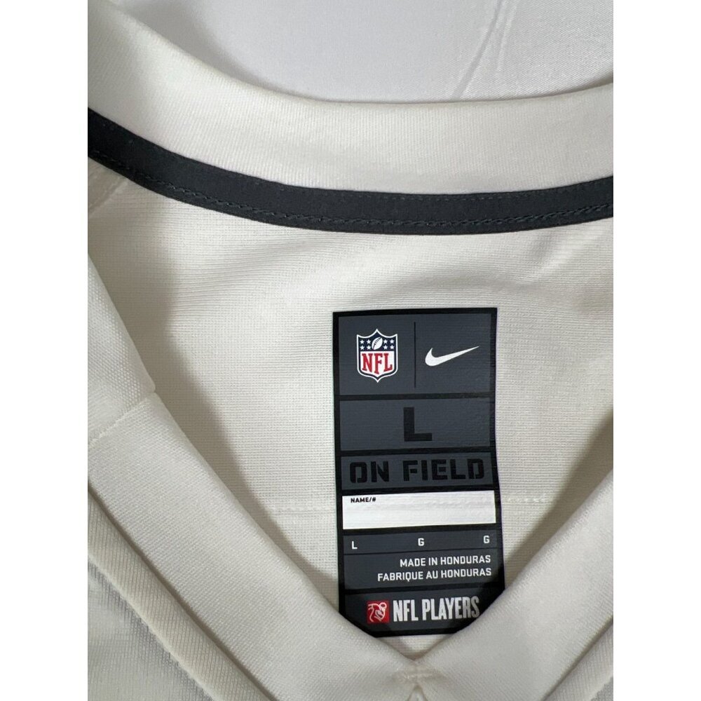 Nike Men L Saquon Barkley New York Giants White Game Jersey - Picture 4 of 10
